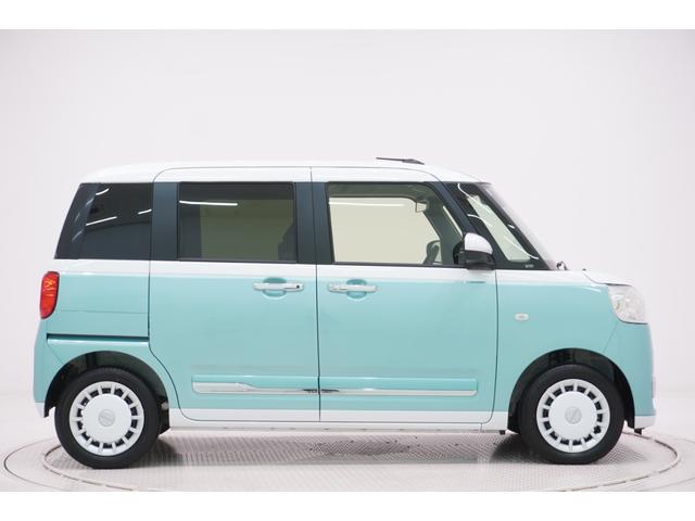 ムーヴキャンバス 中古車 ストライプスＧバックモニター　７インチナビ　ドライブレコーダー　両側パワースライドドア　シートヒーター　ＵＳＢ入力端子　Ｂｌｕｅｔｏｏｔｈ　オートライト　キーフリー　アイドリングストップ　ティーゼットデオプラス