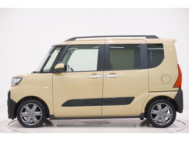 タント 中古車 ファンクロスターボパノラマモニター　７インチナビ　ドライブレコーダー　両側パワースライドドア　シートヒーター　ＵＳＢ入力端子　Ｂｌｕｅｔｏｏｔｈ　オートライト　キーフリー　アイドリングストップ　ティーゼットデオプラス