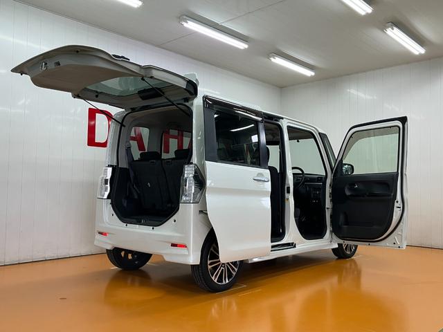 タントカスタムＲＳ　ＳＡスマアシ　ミラクルオープンドア　両側オートスライド　ステアリングスイッチ　ＵＳＢ接続端子　後席モニター　Ｐスタート　エコアイドル　横滑り防止機能　誤発進抑制機能　ＥＴＣ　キーフリー（神奈川県）の中古車