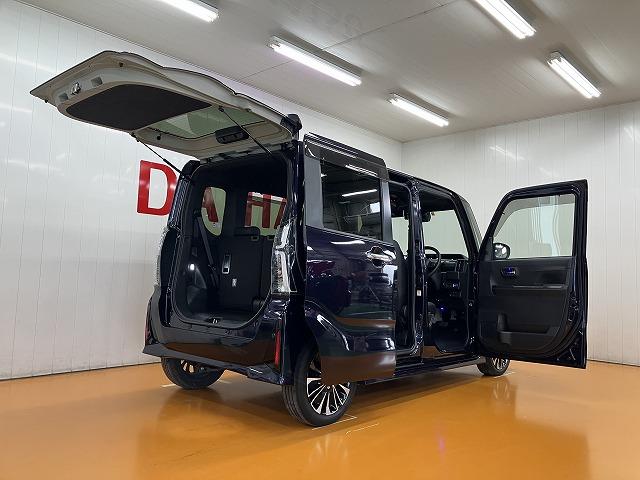 タントカスタムＲＳ　ｅｃｏ　ＩＤＬＥ非装着車サポカーＳワイド適合　アイドルレス　ドラレコ　ミラクルオープンドア　両側オートスライドドア　電動パーキングブレーキ　全車速追従機能付ＡＣＣ　　パノラマモニター対応　シートヒーター　ＥＴＣ（神奈川県）の中古車