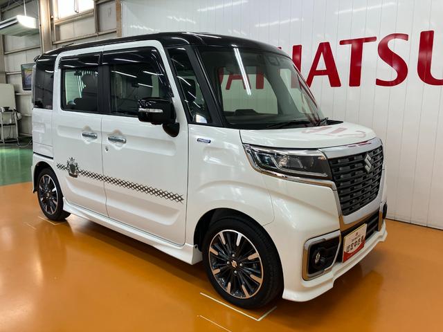 スペーシアカスタムハイブリッドＸＳターボ衝突被害軽減ブレーキシステム　ドラレコ　両側オートスライドドア　クルーズコントロール　ヘッドアップディスプレイ　パドルシフト　運転席シートヒーター　Ｐスタート　コーナーセンサー　全周囲カメラ（神奈川県）の中古車