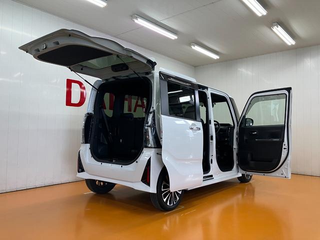 タントカスタムＲＳサポカーＳワイド適合　スマアシ　ミラクルオープンドア　両側オートスライドドア　電動パーキングブレーキ　パノラマモニター対応　ステアリングスイッチ　シートヒーター　コーナーセンサー　ＵＳＢ接続端子（神奈川県）の中古車