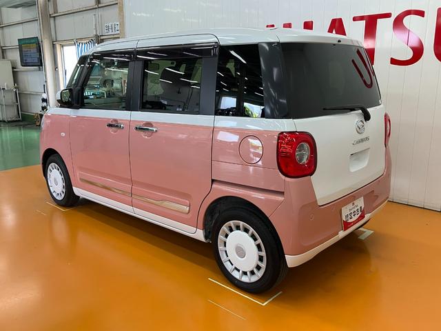 ムーヴキャンバスストライプスＧターボサポカーＳワイド適合　ドラレコ　パノラマモニター対応　ＵＳＢ接続端子　電動パーキングブレーキ　シートヒーター　両側オートスライドドア　Ｐスタート　全車速追従機能付ＡＣＣ　ホッとカップホルダー（神奈川県）の中古車