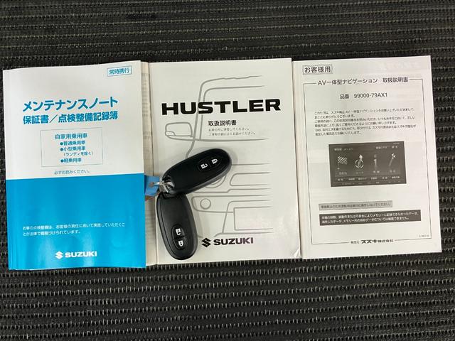 ハスラーＧターボ衝突被害軽減ブレーキシステム　Ｂカメラ　シートヒーター　アイドリングストップ　Ｐスタート　光軸調整ダイヤル　横滑り防止機能　誤発進抑制機能　電動格納ミラー　キーフリー（神奈川県）の中古車