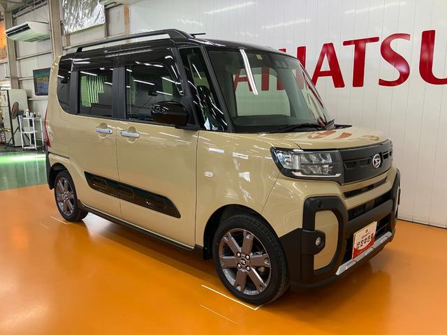 タントファンクロスターボサポカーＳワイド適合　パノラマモニター対応　ＵＳＢ接続端子　ミラクルオープンドア　両側オートスライドドア　ＥＴＣ　ドラレコ　電動パーキングブレーキ　ステアリングスイッチ　シートヒーター　キーフリー（神奈川県）の中古車