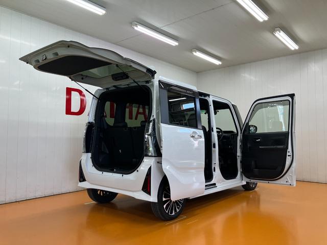 タントカスタムＲＳサポカーＳワイド適合　スマアシ　ミラクルオープンドア　両側オートスライドドア　電動パーキングブレーキ　パノラマモニター対応　ステアリングスイッチ　シートヒーター　コーナーセンサー　キーフリー（神奈川県）の中古車