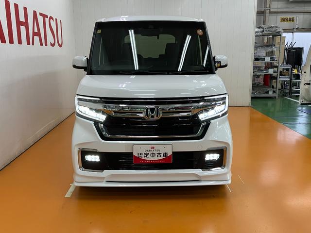 Ｎ−ＢＯＸカスタムＬターボ衝突被害軽減ブレーキシステム　ドラレコ　両側オートスライドドア　Ｂカメラ　ステアリングスイッチ　クルーズコントロール　ＵＳＢ接続端子　ＥＴＣ　レーンアシスト　コーナーセンサー　パドルシフト（神奈川県）の中古車