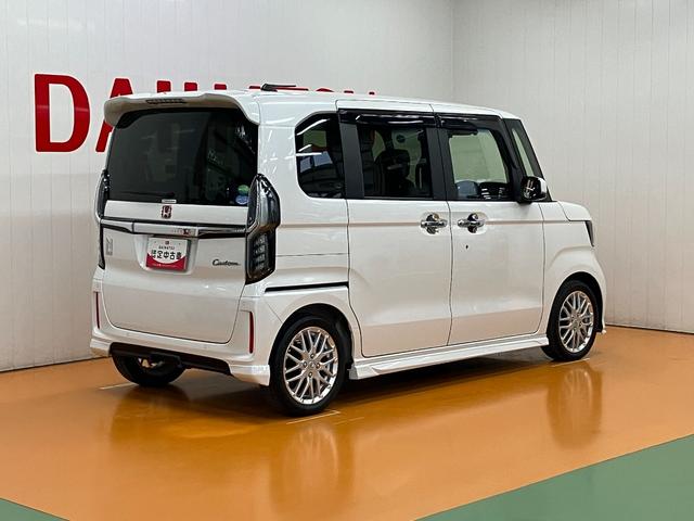 Ｎ−ＢＯＸカスタムＬターボ衝突被害軽減ブレーキシステム　ドラレコ　両側オートスライドドア　Ｂカメラ　ステアリングスイッチ　クルーズコントロール　ＵＳＢ接続端子　ＥＴＣ　レーンアシスト　コーナーセンサー　パドルシフト（神奈川県）の中古車