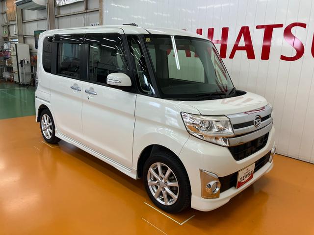 タントカスタムＸ　ＳＡミラクルオープンドア　片側オートスライドドア　オートエアコン　Ｐスタート　エコアイドル　横滑り防止機能　誤発進抑制機能　ＥＴＣ　電動格納ミラー　パワーウインドウ　キーフリー（神奈川県）の中古車