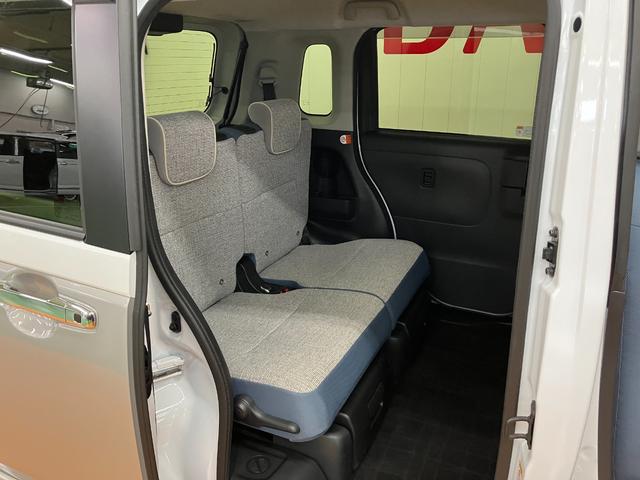 ムーヴキャンバスストライプスGターボサポカーSワイド適合 ドラレコ パノラマモニター対応 USB接続端子 電動パーキングブレーキ シートヒーター 両側オートスライドドア Pスタート 全車速追従機能付ACC ETC ホッとカップホルダー(神奈川県)の中古車