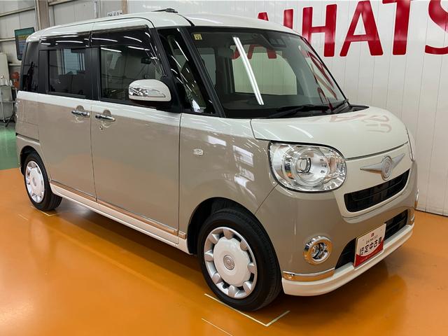 ムーヴキャンバスGメイクアップリミテッド SAIIIサポカーSワイド適合 ドラレコ パノラマモニター対応 両側オートスライドドア ステアリングスイッチ USB接続端子 Pスタート オートハイビーム ETC 置きラクボックス キーフリー(神奈川県)の中古車