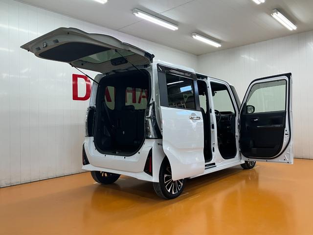 タントカスタムＲＳサポカーＳワイド適合　ドラレコ　パノラマモニター対応　ミラクルオープンドア　両側オートスライドドア　電動パーキングブレーキ　ステアリングスイッチ　シートヒーター　コーナーセンサー　キーフリー（神奈川県）の中古車