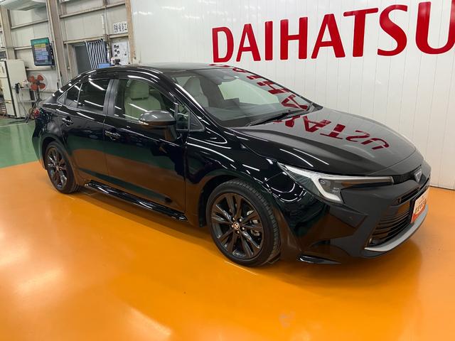 カローラハイブリッド　ダブルバイビー衝突被害軽減ブレーキシステム　レーダークルーズコントロール　ステアリングスイッチ　シートヒーター　電動パーキングブレーキ　ドライブモード切り替えスイッチ　ＳＯＳスイッチ　ＥＴＣ　キーフリー（神奈川県）の中古車