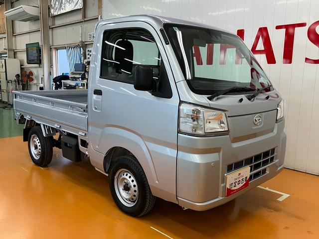 ハイゼットトラックスタンダードサポカーＳワイド適合　三方開　ゴムマット　ラジオ　エアコン　光軸調整ダイヤル　コーナーセンサー　アイドリングストップ　横滑り防止機能　誤発進抑制機能　アクセサリーソケット（神奈川県）の中古車