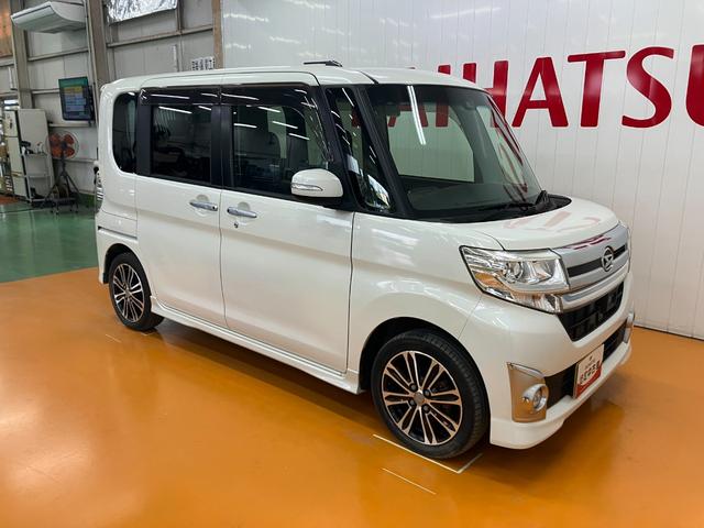タントカスタムRS トップエディションSAIIスマアシ デイライト ミラクルオープンドア 両側オートスライドドア Bカメラ ステアリングスイッチ オートエアコン Pスタート エコアイドル ETC キーフリー(神奈川県)の中古車