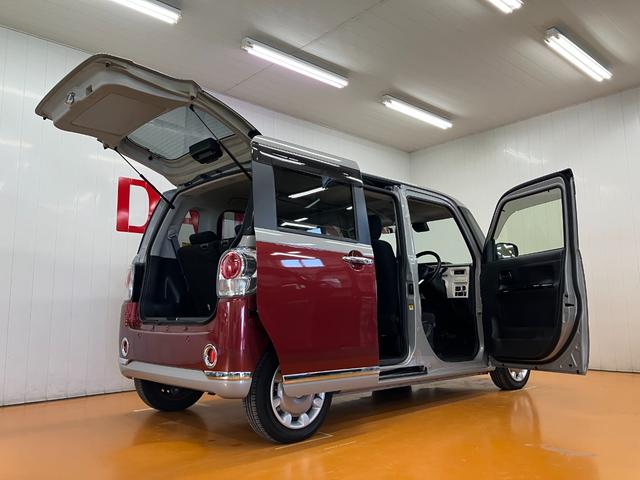 ムーヴキャンバスGメイクアップ SAIIスマアシ Bカメラ ステアリングスイッチ Pスタート 両側オートスライドドア アイドリングストップ 横滑り防止機能 誤発進抑制機能 置きラクボックス キーフリー(神奈川県)の中古車