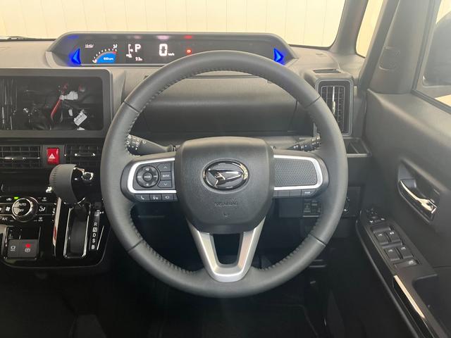 タントカスタムＲＳサポカーＳワイド適合　ミラクルオープンドア　両側オートスライドドア　パノラマモニター対応　電動パーキングブレーキ　ステアリングスイッチ　シートヒーター　オートエアコン　コーナーセンサー　キーフリー（神奈川県）の中古車