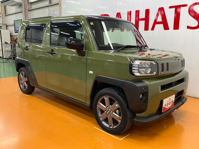 タフトGターボサポカーSワイド適合 ドラレコ スカイフィールトップ 電動パーキングブレーキ 全車速追従機能付ACC ステアリングスイッチ シートヒーター USB接続端子 Pスタート コーナーセンサー ETC(神奈川県)の中古車