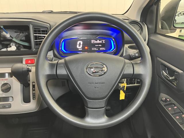 ミライースX SAIIIサポカーSワイド適合 エアコン Bカメラ コーナーセンサー 光軸調整ダイヤル オートハイビーム アイドリングストップ 横滑り防止機能 誤発進抑制機能 電動格納ミラー パワーウインドウ キーレス(神奈川県)の中古車