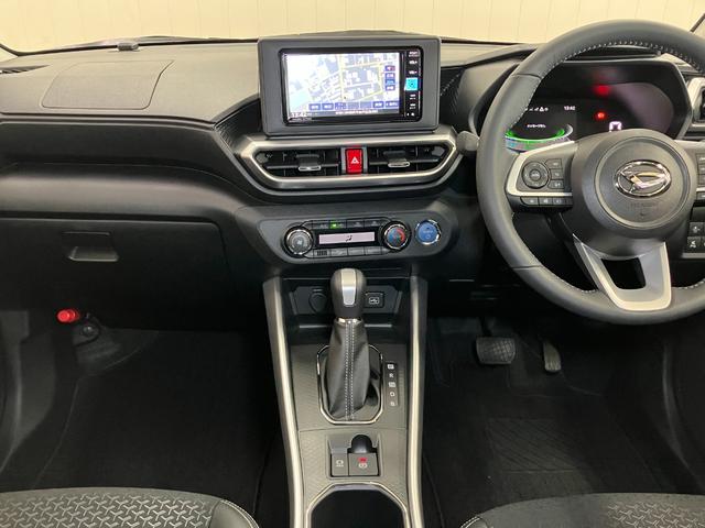 ロッキープレミアムG HEVサポカーSワイド適合 ハイブリッド車 電動パーキングブレーキ パノラマモニター対応 USB接続端子 ステアリングスイッチ 全車速追従機能付ACC シートヒーター S−ペダル コーナーセンサー(神奈川県)の中古車