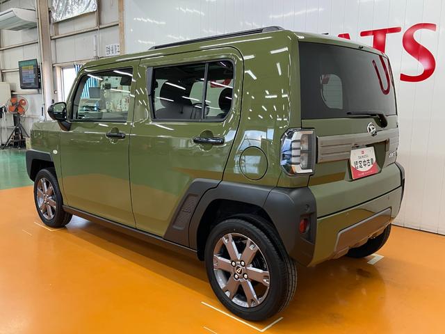 タフトG ダーククロムベンチャーサポカーSワイド適合 スカイフィールトップ 電動パーキングブレーキ パノラマモニター対応 全車速追従機能付ACC ステアリングスイッチ シートヒーター USB接続端子 コーナーセンサー キーフリー(神奈川県)の中古車