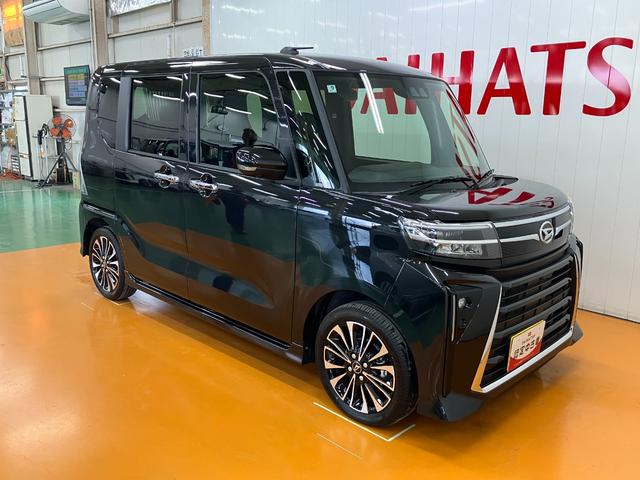 タントカスタムRSサポカーSワイド適合 ミラクルオープンドア 両側オートスライドドア パノラマモニター対応 電動パーキングブレーキ ステアリングスイッチ シートヒーター オートエアコン コーナーセンサー キーフリー(神奈川県)の中古車