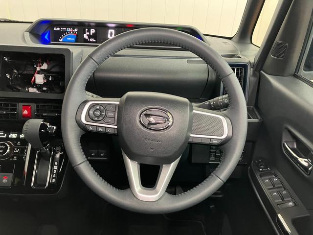 タントカスタムRSサポカーSワイド適合 ミラクルオープンドア 両側オートスライドドア パノラマモニター対応 電動パーキングブレーキ ステアリングスイッチ シートヒーター オートエアコン コーナーセンサー キーフリー(神奈川県)の中古車