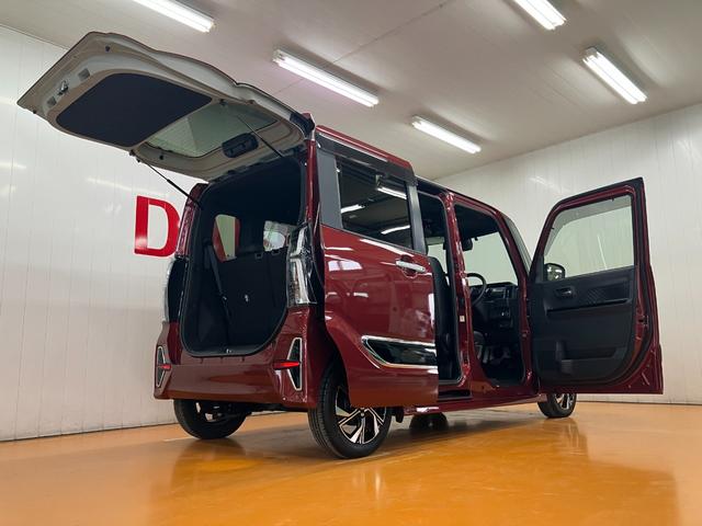 タントカスタムXサポカーSワイド適合 ミラクルオープンドア 両側オートスライドドア パノラマモニター対応 USB接続端子 ステアリングスイッチ シートヒーター オートエアコン コーナーセンサー キーフリー(神奈川県)の中古車