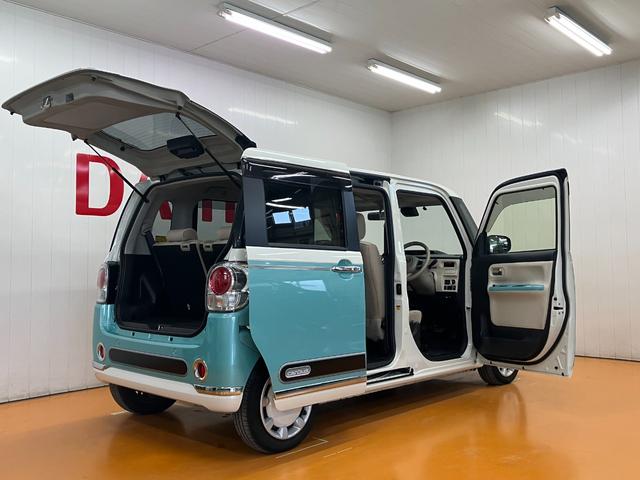 ムーヴキャンバスＧメイクアップ　ＳＡIIスマアシ　Ｂカメラ　両側オートスライドドア　ステアリングスイッチ　オートエアコン　Ｐスタート　アイドリングストップ　ＥＴＣ　置きラクボックス　パノラマモニター対応　キーフリー（神奈川県）の中古車