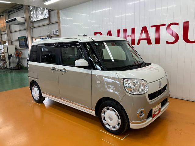 ムーヴキャンバスＸリミテッドメイクアップ　ＳＡIIスマアシ　ドラレコ　両側オートスライドドア　ステアリングスイッチ　オートエアコン　Ｐスタート　アイドリングストップ　横滑り防止機能　誤発進抑制機能　電動格納ミラー　置きラクボックス　キーフリー（神奈川県）の中古車