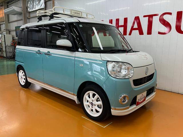 ムーヴキャンバスＧブラックアクセントＶＳ　ＳＡIIIサポカーＳワイド適合　ドラレコ　パノラマモニター対応　コーナーセンサー　ステアリングスイッチ　両側オートスライドドア　Ｐスタート　オートハイビーム　ＥＴＣ　置きラクボックス　キーフリー（神奈川県）の中古車