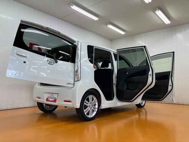 ムーヴカスタム　ＲＳＭＯＭＯ製ステアリングホイール　オートエアコン　ナビ　Ｐスタート　エコアイドル　電動格納ミラー　パワーウインドウ　キーフリー（神奈川県）の中古車