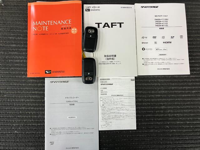 タフトＧ　ナビ　ドラレコ　ＥＴＣ　Ｂカメラ　シートヒーターサポカーＳワイド適合　ドラレコ　Ｂカメラ　スカイフィールトップ　電動パーキングブレーキ　全車速追従機能付ＡＣＣ　ステアリングスイッチ　シートヒーター　ＵＳＢ接続端子　Ｐスタート　コーナーセンサー（神奈川県）の中古車