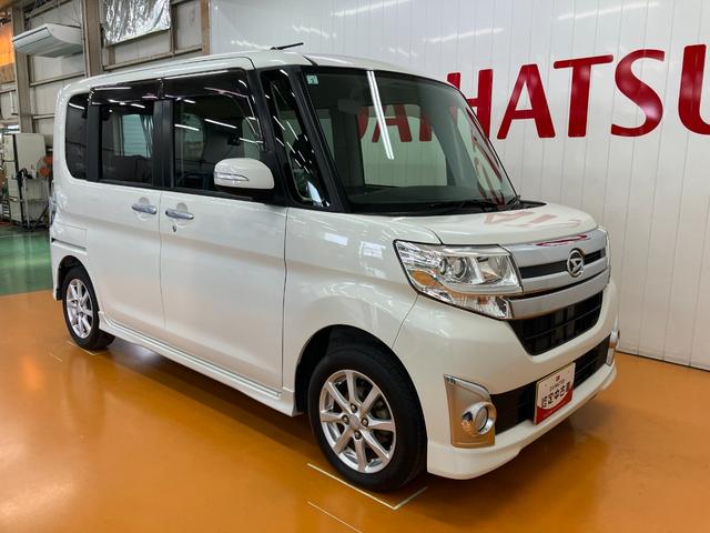 タントカスタムＸ　Ｐスタート　片側オートスライドドア　アルミミラクルオープンドア　片側オートスライドドア　オートエアコン　Ｐスタート　アイドリングストップ　オートハイビーム　アルミホイール　キーフリー（神奈川県）の中古車