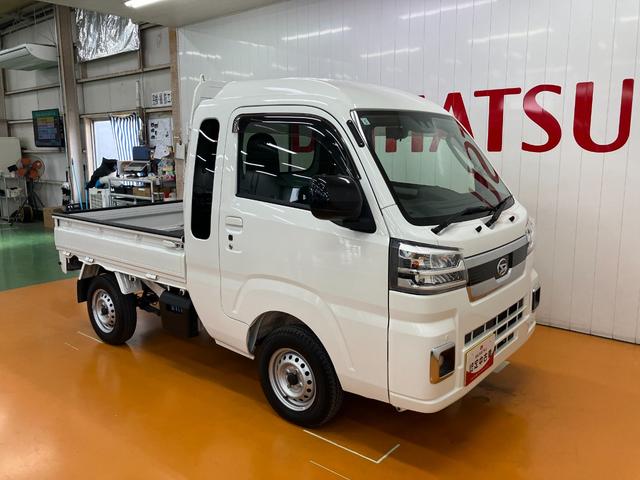 ハイゼットトラックジャンボエクストラ4WD サポカーSワイド適合 三方開 ゴムマット Bカメラ エアコン オーディオ デジタルインナーミラー Pスタート アクセサリーソケット コーナーセンサー 荷台作業灯 電動格納ミラー キーフリー(神奈川県)の中古車