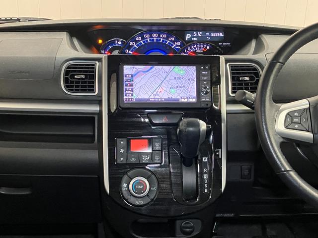 タントカスタムＲＳ　トップエディションＳＡ　ナビ　ＥＴＣ　Ｂカメラミラクルオープンドア　ナビ　ＥＴＣ　Ｂカメラ　両側オートスライドドア　Ｐスタート　ステアリングスイッチ　アイドリングストップ　横滑り防止機能　アルミホイール　キーフリー（神奈川県）の中古車