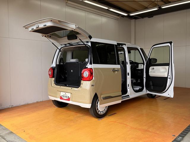 ムーヴキャンバスストライプスGサポカーSワイド適合 パノラマモニター対応 USB接続端子 電動パーキングブレーキ シートヒーター 両側オートスライドドア Pスタート ステアリングスイッチ キーフリー(神奈川県)の中古車