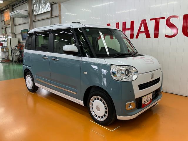 ムーヴキャンバスストライプスGターボサポカーSワイド適合 ドラレコ Bカメラ USB接続端子 電動パーキングブレーキ シートヒーター 両側オートスライドドア Pスタート 全車速追従機能付ACC ホッとカップホルダー キーフリー(神奈川県)の中古車