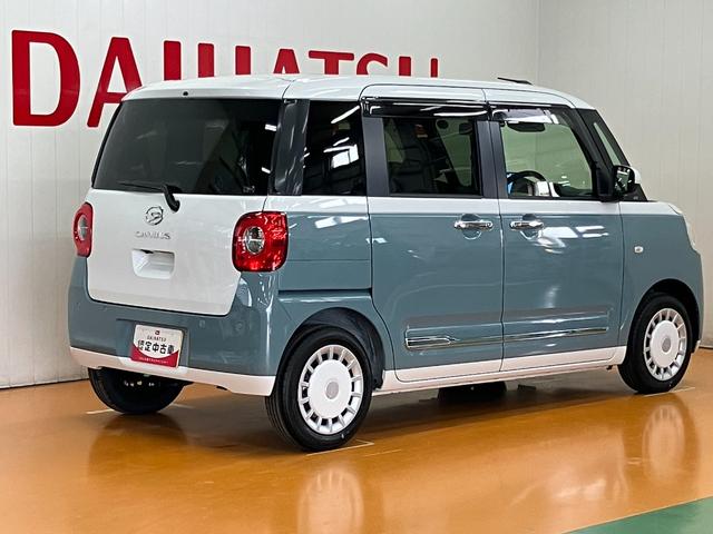 ムーヴキャンバスストライプスGターボサポカーSワイド適合 ドラレコ Bカメラ USB接続端子 電動パーキングブレーキ シートヒーター 両側オートスライドドア Pスタート 全車速追従機能付ACC ホッとカップホルダー キーフリー(神奈川県)の中古車