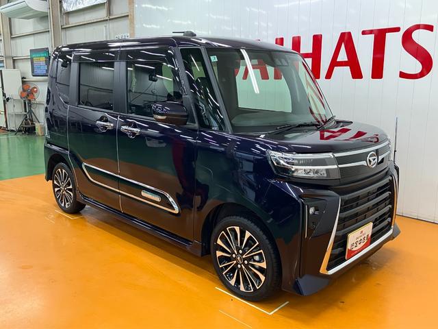 タントカスタムＲＳ　ナビ　ドラレコ　ＥＴＣ　パノラマモニター対応サポカーＳワイド適合　ミラクルオープンドア　両側オートスライドドア　ナビ　ドラレコ　ＥＴＣ　パノラマモニター対応　電動パーキングブレーキ　ステアリングスイッチ　シートヒーター　コーナーセンサー（神奈川県）の中古車