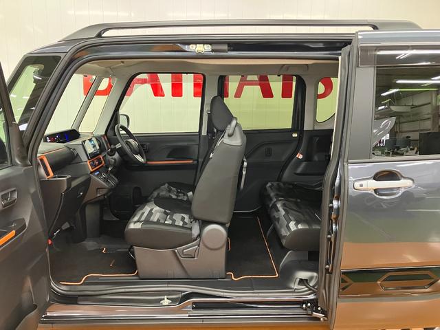 タントファンクロスターボ　ディスプレイオーディオ　ＵＳＢ接続端子サポカーＳワイド適合　ドラレコ　ミラクルオープンドア　パノラマモニター対応　両側オートスライドドア　電動パーキングブレーキ全車速追従機能付ＡＣＣ　ステアリングスイッチ　シートヒーター　コーナーセンサー（神奈川県）の中古車