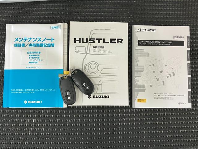 ハスラーＧターボ　ナビ　Ｂカメラ　シートヒーター　Ｐスタート衝突軽減ブレーキシステム　Ｂカメラ　ナビ　オートエアコン　シートヒーター　Ｐスタート　誤発進抑制装置　横滑り防止機能　アイドリングストップ　光軸調整ダイヤル　電動格納ミラー　パワーウィンドウ（神奈川県）の中古車