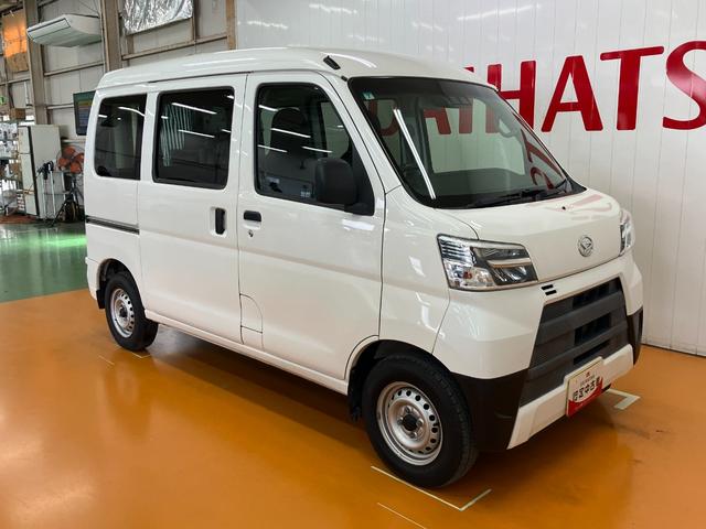 ハイゼットカーゴデラックスＳＡIII両側スライドドア　ラジオ　エアコン　アイドリングストップ　オートエアコン　横滑り防止機能　誤発進抑制機能　光軸調整ダイヤルパワーウインドウ　キーレス（神奈川県）の中古車