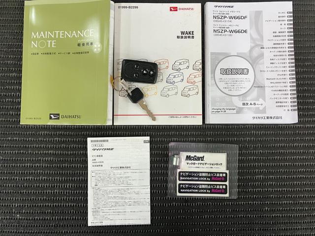 ウェイクＧ　ＳＡスマアシ　Ｂカメラ　ステアリングスイッチ　オートエアコン　両側オートスライドドア　助手席下収納　Ｐスタート　エコアイドル　横滑り防止機能　誤発進抑制機能　ＥＴＣ　キーフリー（神奈川県）の中古車