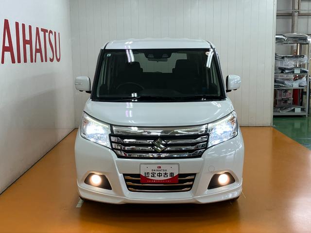 ソリオハイブリッドＭＺ　ナビ　Ｂカメラ　ＥＴＣ　Ｐスタートナビ　Ｂカメラ　パノラマモニター対応　ステアリングスイッチ　クルーズコントロール　パドルシフト　シートヒーター　ＥＴＣ　両側オートスライドドア　Ｐスタート　横滑り防止機能　誤発進抑制装置　キーフリー（神奈川県）の中古車