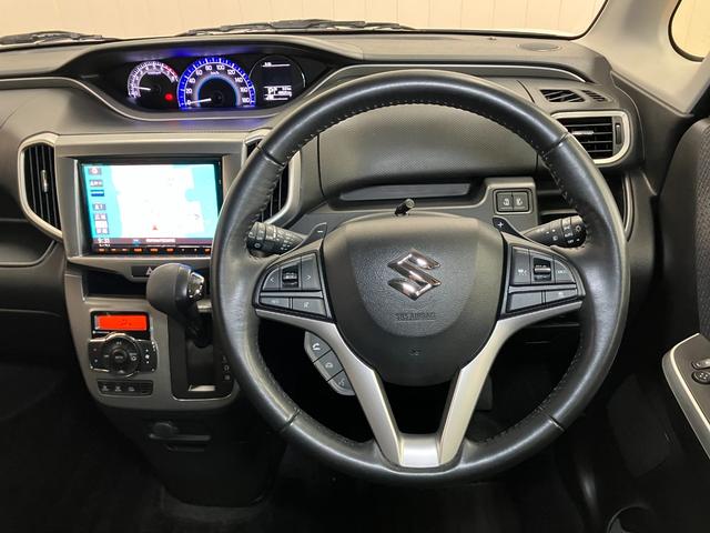 ソリオハイブリッドＭＺ　ナビ　Ｂカメラ　ＥＴＣ　Ｐスタートナビ　Ｂカメラ　パノラマモニター対応　ステアリングスイッチ　クルーズコントロール　パドルシフト　シートヒーター　ＥＴＣ　両側オートスライドドア　Ｐスタート　横滑り防止機能　誤発進抑制装置　キーフリー（神奈川県）の中古車