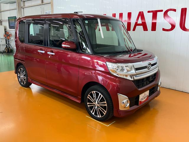 タントカスタムRS SAスマアシ ミラクルオープンドア 両側オートスライドドア Bカメラ ステアリングスイッチ Pスタート エコアイドル 横滑り防止機能 誤発進抑制機能 ETC 電動格納ミラー キーフリー(神奈川県)の中古車