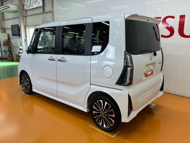 タントカスタムRSリミテッドサポカーSワイド適合 パノラマモニター対応 ミラクルオープンドア 両側オートスライドドア 全車速追従機能付ACC 電動パーキングブレーキ ステアリングスイッチ シートヒーター コーナーセンサー(神奈川県)の中古車