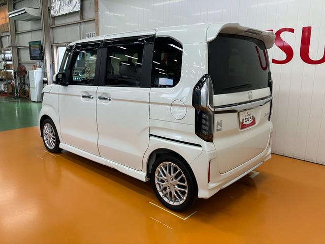 N−BOXカスタムLターボ衝突被害軽減ブレーキシステム ドラレコ Bカメラ 両側オートスライドドア ステアリングスイッチ クルーズコントロール パドルシフト 電動パーキングブレーキ USB接続端子 ETC コーナーセンサー(神奈川県)の中古車