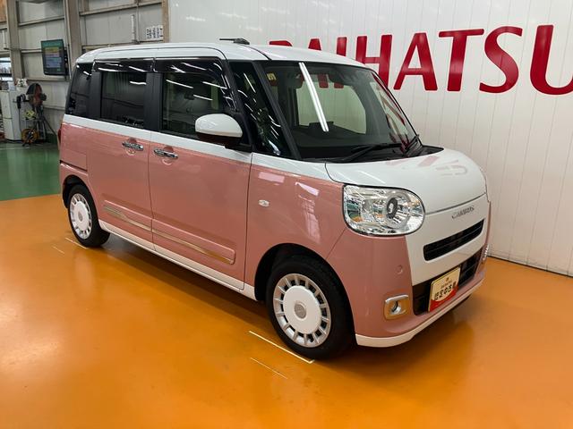 ムーヴキャンバスストライプスGターボサポカーSワイド適合 ドラレコ Bカメラ ディスプレイオーディオ 全車速追従機能付ACC qi充電 電動パーキングブレーキ Pスタート 両側オートスライドドア ETC 誤発進抑制装置 キーフリー(神奈川県)の中古車